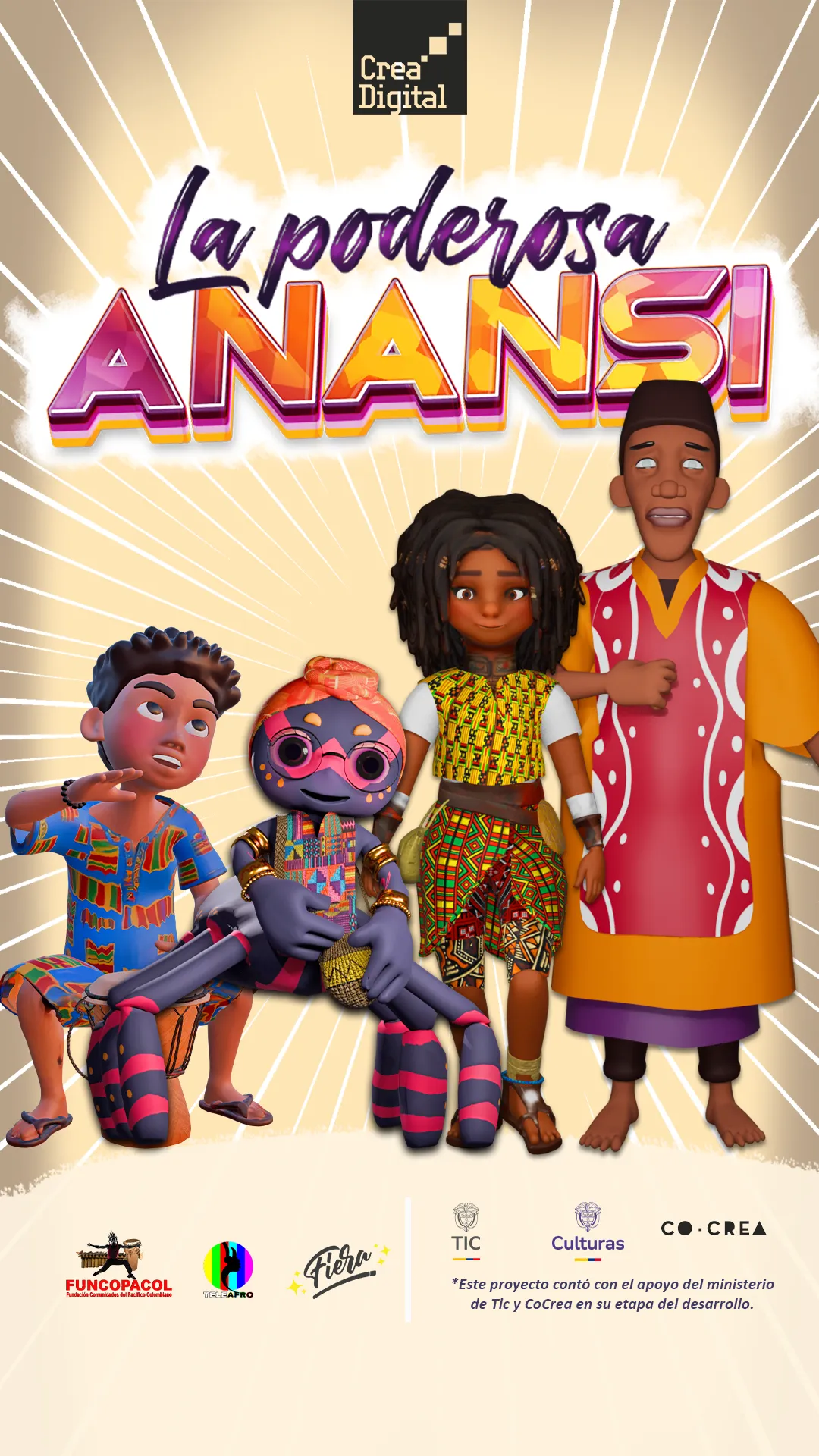 Póster de La Poderosa Anansi